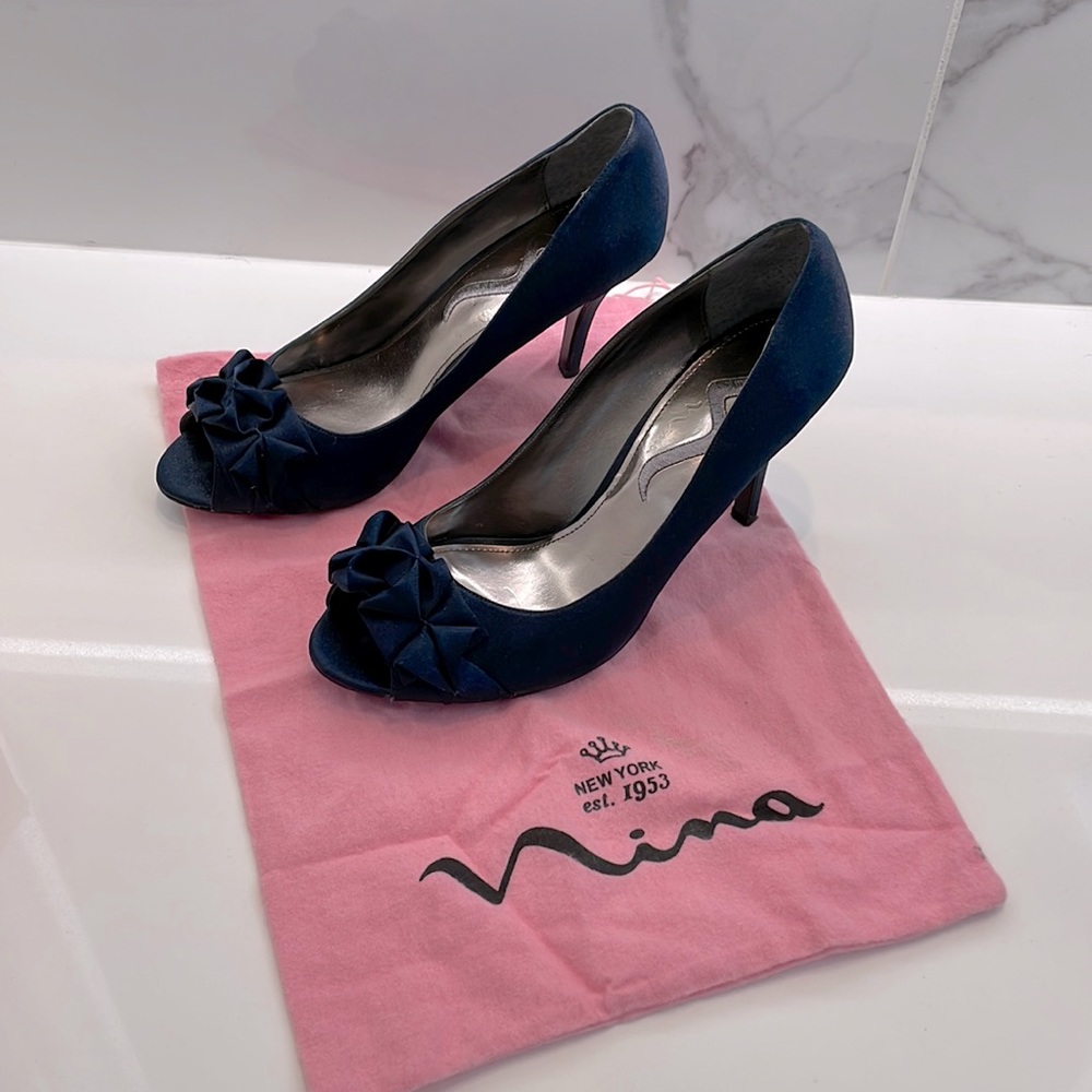 Nina - Fritty Midnight Shoes - Royal - Size 9